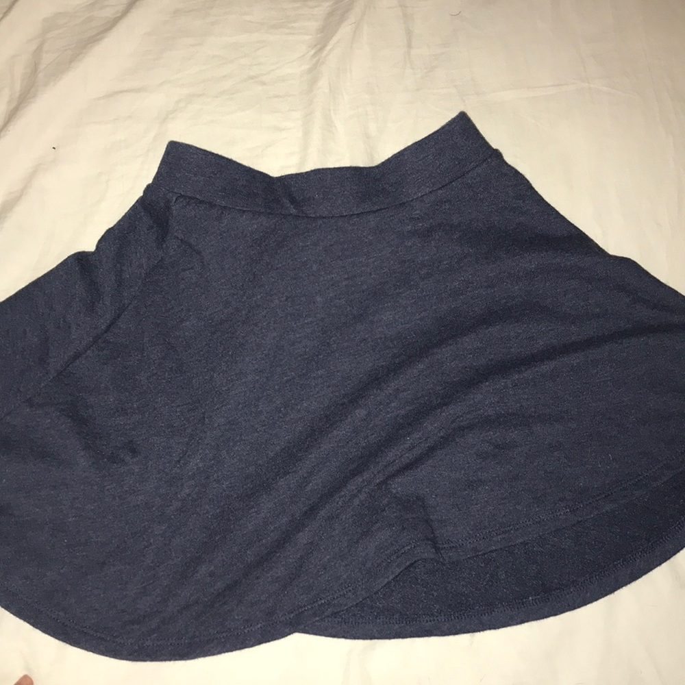 Blue mini skirt